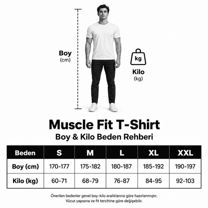 Muscle Fit Kesim Tişört
