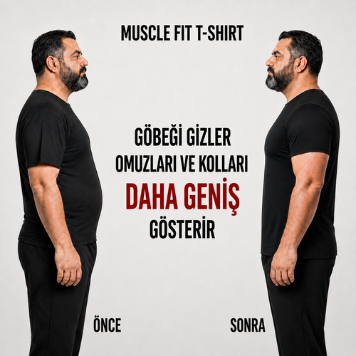 Muscle Fit Kesim Tişört